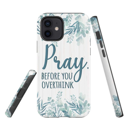 Pray before you overthink Christian Christian phone case, Jesus Phone case, Bible Phone case