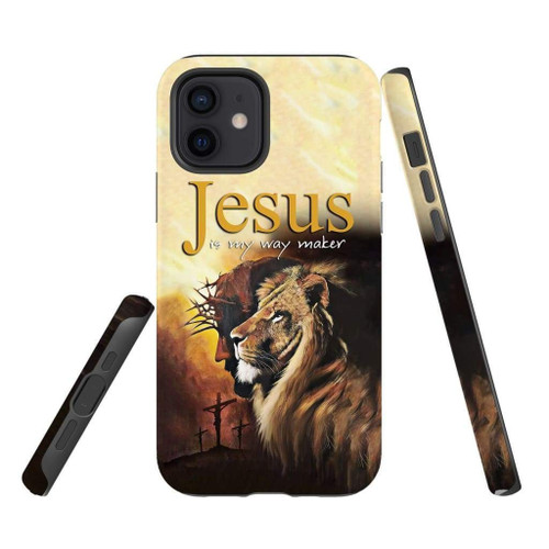 Jesus is the Way maker Christian Christian phone case, Jesus Phone case, Bible Phone case - Tough case