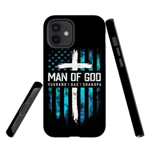 Man of God Husband Dad Grandpa Christian Christian phone case, Jesus Phone case, Bible Phone case