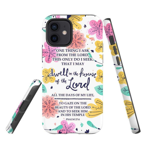 Bible verse Christian phone case, Jesus Phone case, Bible Phone cases: Psalm 27:4 One thing I ask from the LORD