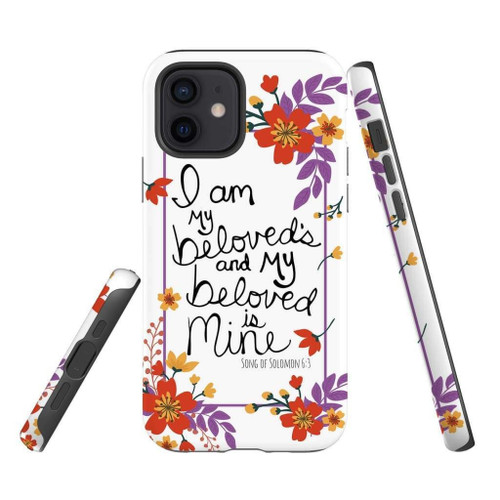 I am my beloved’s and my beloved is mine Song of Solomon 6:3 Christian phone case, Faith phone case, Jesus Phone case, Bible Phone case