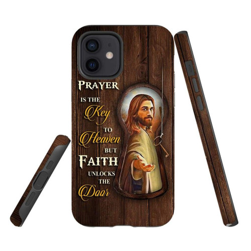 Prayer is the key to heaven Christian Christian phone case, Faith phone case, Jesus Phone case, Bible Phone case - Tough case
