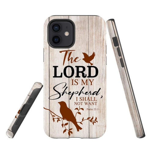 The Lord is my shepherd Psalm 23:1 Bible verse Christian phone case, Faith phone case, Jesus Phone case, Bible Phone case