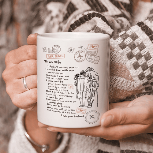 Personalized To My Wife I Didn't Marry You So I Could Live With You I Married You Mug, Valentine's Gift Ideas - Spreadstores