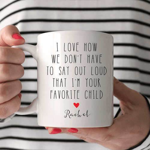 Personalized Mug, Fathers Day Gift, Gift For Dad, Dad Birthday Gift, Funny Dad Mug, I Love How We Don't Mug - Spreadstores