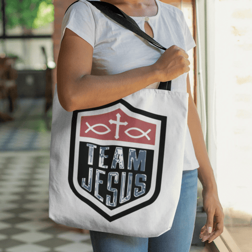 Team Jesus tote bag - Jesus Tote bag, Christian Tote bag, Bible Tote bag - Spreadstore