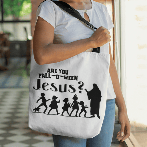 Are you fall-o-ween Jesus tote bag - Jesus Tote bag, Christian Tote bag, Bible Tote bag - Spreadstore