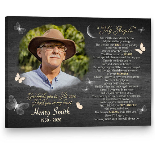 Gift For A Lost Loved One, Funeral Keepsakes Gifts, Personalized Sympathy Gift, Memorial Canvas - Personalized Sympathy Gifts - Spreadstore