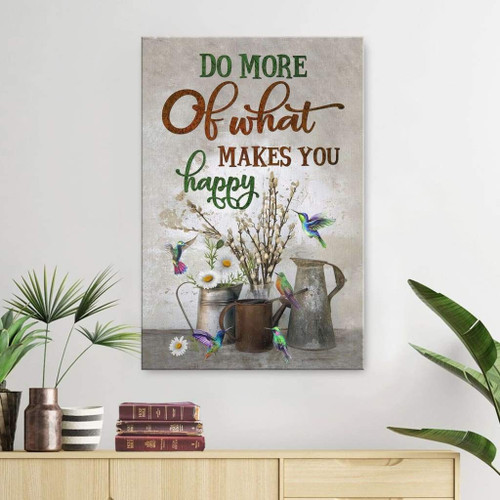 Do more of what makes you happy christian Christian Canvas, Bible Canvas, Jesus Canvas Wall Art Ready To Hang, Canvas wall art