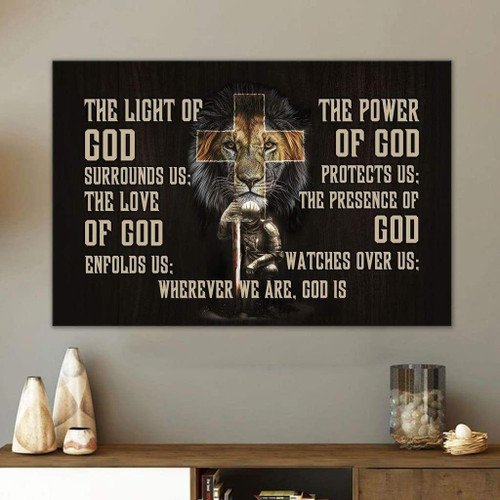Warrior Lion of Judah Christian Canvas, Bible Canvas, Jesus Canvas Wall Art Ready To Hang, Canvas: Warrior Prayer for Protection wall art Christian Canvas, Bible Canvas, Jesus Canvas Wall Art Ready To Hang, Canvas print