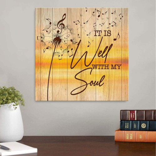 It is well with my soul Christian wall art Christian Canvas, Bible Canvas, Jesus Canvas Wall Art Ready To Hang, Canvas