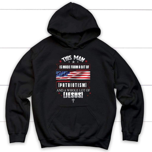 Patriotism and Jesus hoodie - Christian hoodies - Christian Shirt, Bible Shirt, Jesus Shirt, Faith Shirt For Men and Women