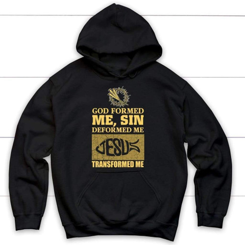 God formed me Christian hoodie | Christian apparel - Christian Shirt, Bible Shirt, Jesus Shirt, Faith Shirt For Men and Women