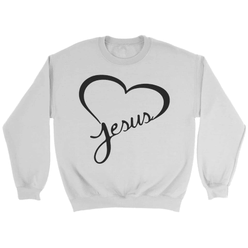 Jesus in my heart Christian sweatshirt | Jesus sweatshirts - Christian Shirt, Bible Shirt, Jesus Shirt, Faith Shirt For Men and Women