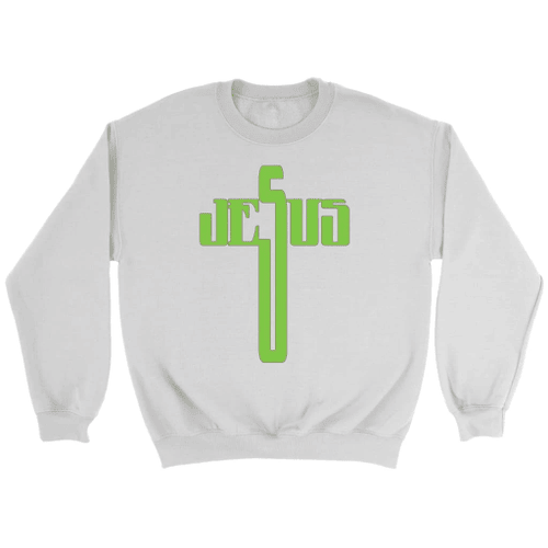 Jesus cross Christian sweatshirt - Christian Shirt, Bible Shirt, Jesus Shirt, Faith Shirt For Men and Women