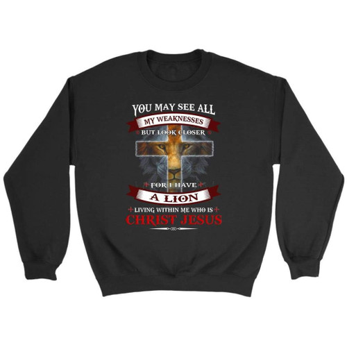 I have a Lion who is Christ Jesus Christian sweatshirt - Christian Shirt, Bible Shirt, Jesus Shirt, Faith Shirt For Men and Women