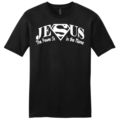 The power is in the name of Jesus mens Christian t-shirt - Christian Shirt, Bible Shirt, Jesus Shirt, Faith Shirt For Men and Women