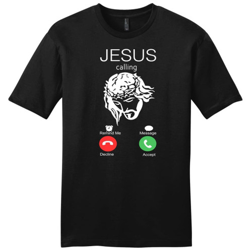 Jesus is calling you mens Christian t-shirt - Christian Shirt, Bible Shirt, Jesus Shirt, Faith Shirt For Men and Women