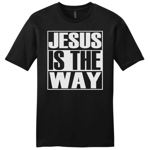 Jesus is the way mens Christian t-shirt - Christian Shirt, Bible Shirt, Jesus Shirt, Faith Shirt For Men and Women