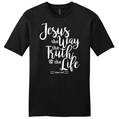 Jesus the way the truth the life mens Christian t-shirt - Christian Shirt, Bible Shirt, Jesus Shirt, Faith Shirt For Men and Women