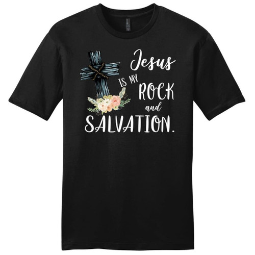 Jesus is my rock and salvation mens Christian t-shirt - Christian Shirt, Bible Shirt, Jesus Shirt, Faith Shirt For Men and Women