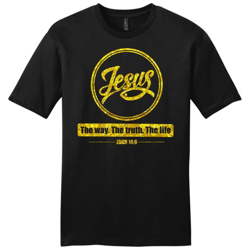 Jesus the way the truth the life John 14:6 mens Christian t-shirt - Christian Shirt, Bible Shirt, Jesus Shirt, Faith Shirt For Men and Women