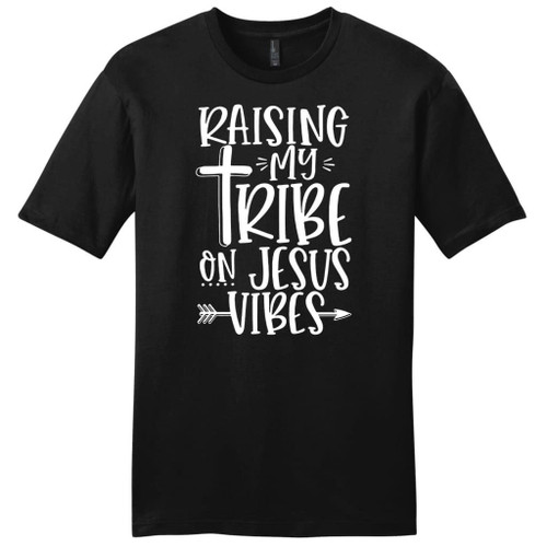 Raising my tribe on Jesus vibes mens Christian t-shirt - Christian Shirt, Bible Shirt, Jesus Shirt, Faith Shirt For Men and Women
