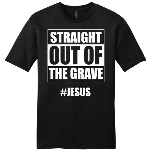 Straight out of the Grave mens Christian t-shirt - Christian Shirt, Bible Shirt, Jesus Shirt, Faith Shirt For Men and Women
