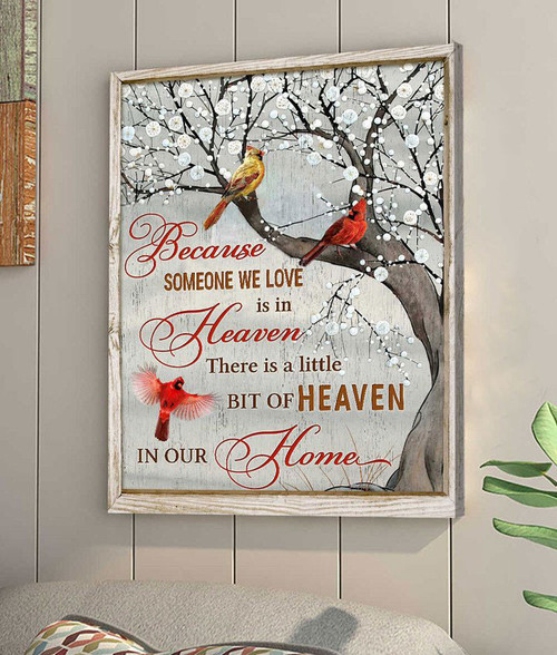 Spread Store Remembrance Canvas Memorial Wall Art Heaven In Our Home - Sympathy Gifts - Spreadstore