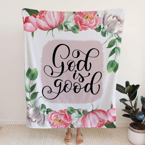 God is good Christian blanket - Christian Blanket, Jesus Blanket, Bible Blanket - Spreadstores