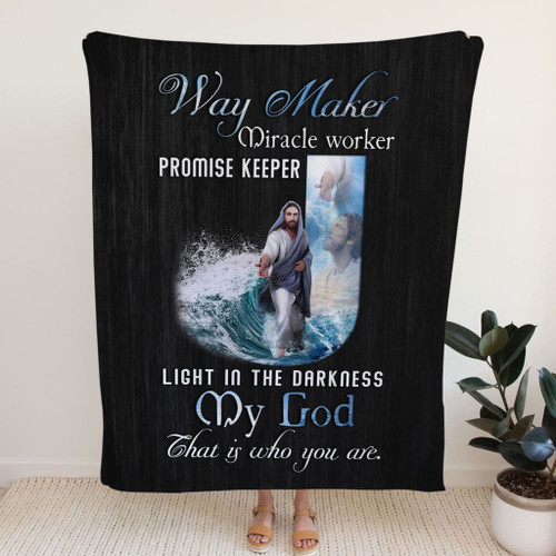 Way Maker Christian blanket - Christian Blanket, Jesus Blanket, Bible Blanket - Spreadstores
