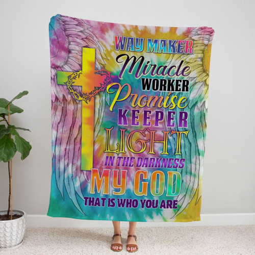 Way Maker Lyrics Christian blanket - Christian Blanket, Jesus Blanket, Bible Blanket - Spreadstores