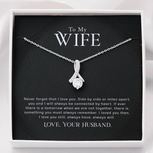 To My Wife - Side By Side - Alluring Beauty Necklace