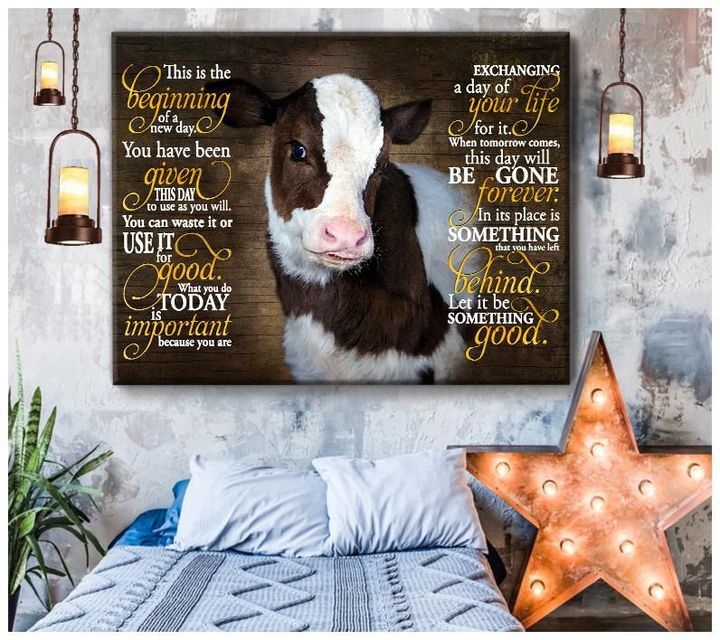 CANVAS – Cow – This is the beginning of a new day 0406
