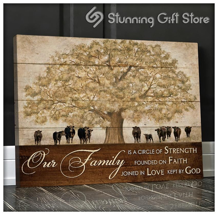 CANVAS – Cow – Our Family 0406