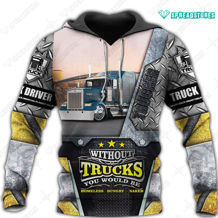 Spread stores With Out Trucks Blue Dark Kw 1302 Hoodie Over Print Plus Size