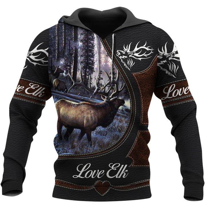 Spread Stores ELK HUNTER 3D 16.04 Hoodie All Over Plus Size