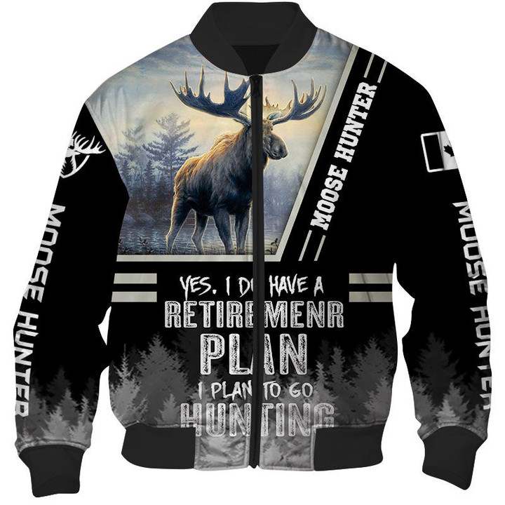 Spread stores Moose Hunter Plan Go To 0301 Hoodie Over Print Plus Size
