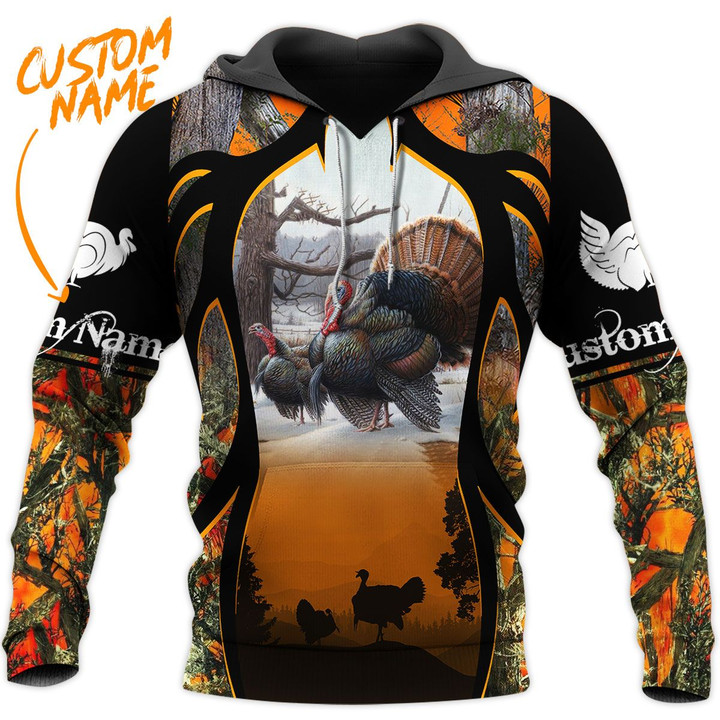 Spread Stores Turkey Hunting 3D Custom Name 2209 All Over Printed Shirts