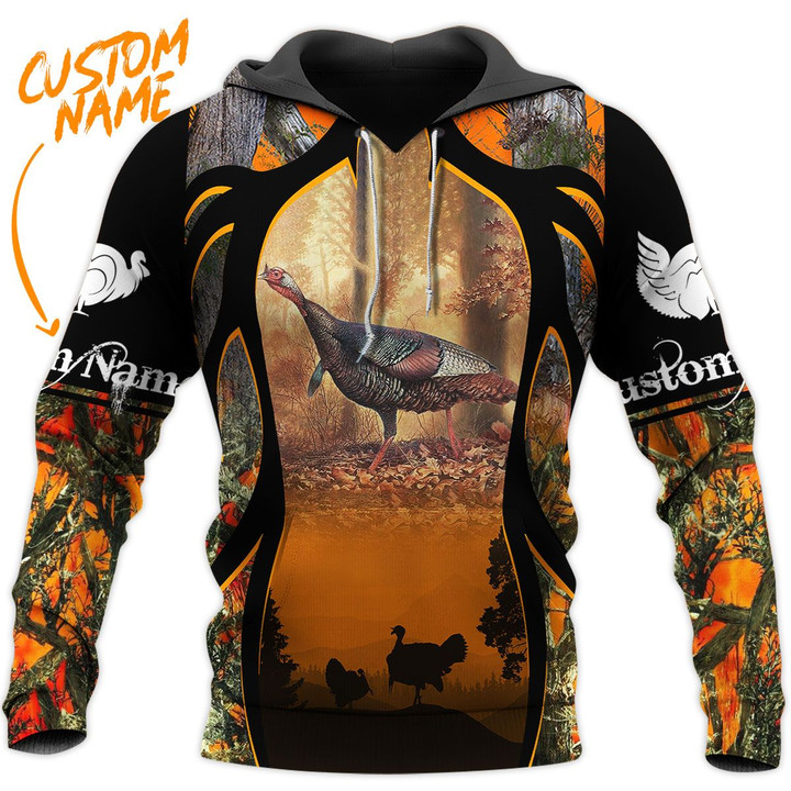 Spread Stores Turkey Hunting 3D Custom Name 2209 All Over Printed Shirts