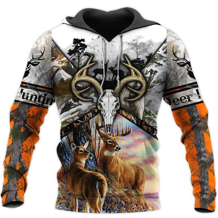 Spread Stores Deer Hunting Camo 3D 2209 Hoodie All Over Plus Size