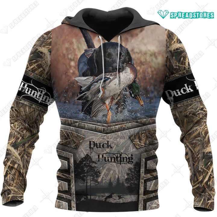 Spread stores Deer Hunting Camo 2712  Hoodie Over Print Plus Size