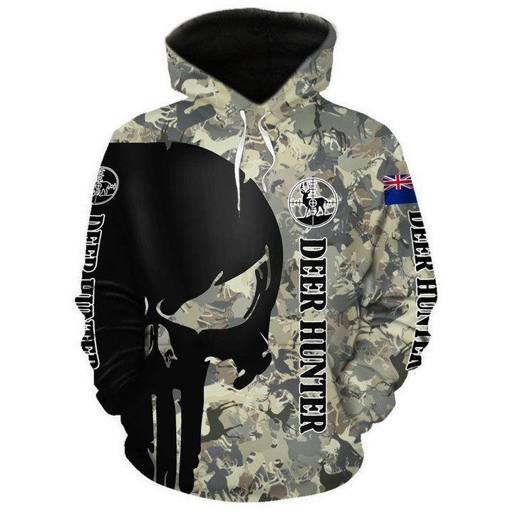 Spread Store 3D Deer Hunter NZ Flag Shirt 0310, Hoodie, Plus Size