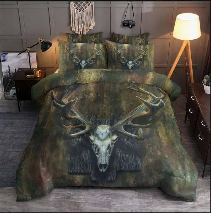 Spread stores MP0512 Deer Deer Skull Bedding Set Quilt Blanket All Over Printed