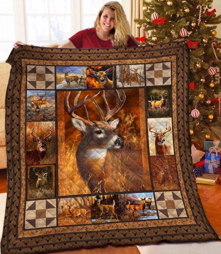 Spread stores MP2612 Deer The Deer In Forest 2 2603 Quilt Blanket All Over Printed