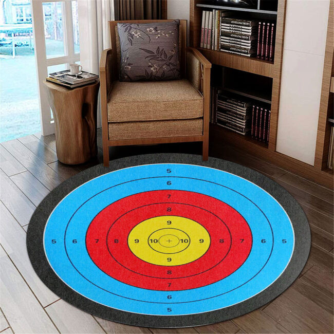 Love Archery Premium Round Rug Floor Mat Carpet, Rug For Living Room, For Bedroom