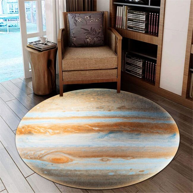 Jupiter Premium Round Rug Floor Mat Carpet, Rug For Living Room, For Bedroom