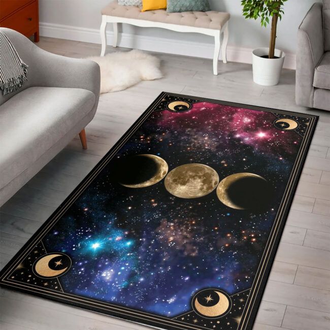 Love Wicca Rectangle Rug Floor Mat Carpet, Rug For Living Room, For Bedroom