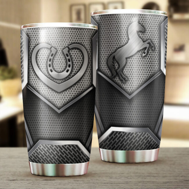 Love Horse Stainless Steel Tumbler, Insulated Tumbler, Custom Travel Tumbler, Tumbler Coffee Mug, Insulated Coffee Cup