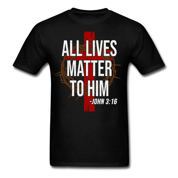 4th Of July Shirt, All Lives Matter To Him, Christian Jesus T-Shirt KM2906 - spreadstores